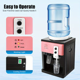 Pink Desktop Water Dispenser HS-09 Pink Desktop Water Dispenser | Ice Hot Edition for Home Kitchen & Office Use - 110V Plug-in