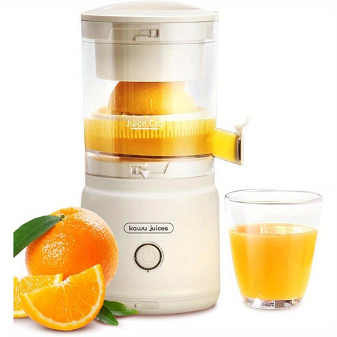 Electric portable citrus juicer for lemon grapefruit. Small, wireless. Easy to use clean. Orange squeezer.,  Juice Extractor, Wireless Operation, Portable Juicer, Efficient Juicing, Highquality Squeezer, Electric Squeezer, Citrus Press, Busy Professionals