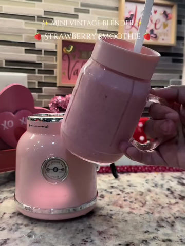 Smoothie Blender Pink - 3-in-1 Smoothie Maker with 6 Blades, 30s Quick Juice & Shakes, Personal Mini Blender for Smoothies & Shakes, Blender Juicer, Juicer Blender, Blenders for Kitchen, Healthy Shakes, Compact Design, Efficient Blending, Durable Blades,