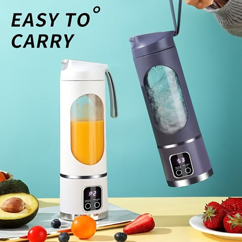 Multifunctional Fruit Juicer, Home Use Small And Portable Electric Juicer, Mini Juicer With Smart Touch Screen, Can Crush Ice Cubes, Orange Juice Machine Anywhere