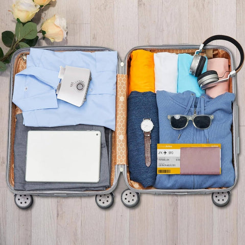 Portable -Free White Humidifier - Soundwave technology Cool Mist & Warm Air-like Humidifier for Travel, Bedroom, Office, - Leak-Proof, Auto Shut-Off, Plug-Free Operation, Compact Bottle\u002FShower Compatible Design