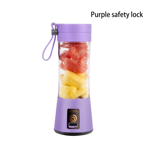 2pcs Portable Multi-functional Blender Double Cup, Home Juicer, DIY Fruit Juice For Summer, Vegetable Juice, Water Juice, Sh Ice, Milkshake, USB Charging Juice Cup, Multi-functional Juicer For Home Kitchen