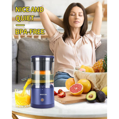 Citrus Juicer Bundle with Beaters - Compact Citrus Juicer with Beaters, Non-Rechargeable Battery, Easy-to-Use Citrus Juicer for Home, Citrus Juicer with Beaters, Home Kitchen Appliance, Durable Kitchenware