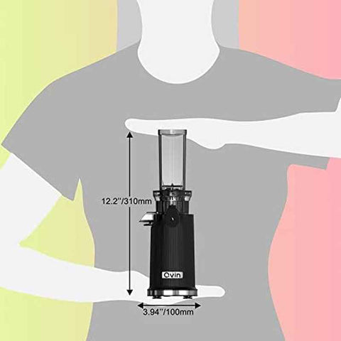 Cold Press Juicer Machine for Vegetables & Fruits - Heavy-Duty Masticating Slow Juicer with 14oz Pulp-Free Cup, Compact Mini Design, Low-Speed 60 RPM,, Dishwasher - Portable for, Travel, Citrus, Wheatgrass & Green Juice