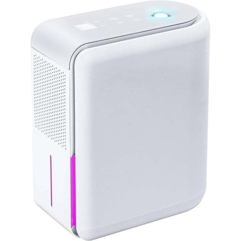 2-in-1 Compact Humidifier & Dehumidifier Combo with Drain Hose, Digital Temperature Display, 4 Modes, 7-Color Night, Auto\u002FManual Timer - Portable Air Dryer-like Device for Home, Bedroom,, Small Spaces (No -)
