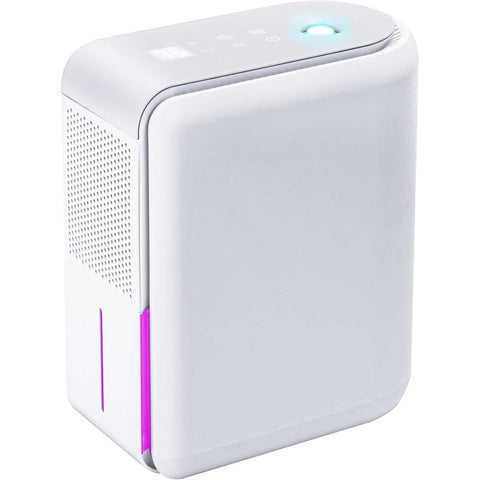 2-in-1 Compact Humidifier & Dehumidifier Combo with Drain Hose, Digital Temperature Display, 4 Modes, 7-Color Night, Auto\u002FManual Timer - Portable Air Dryer-like Device for Home, Bedroom,, Small Spaces (No -)