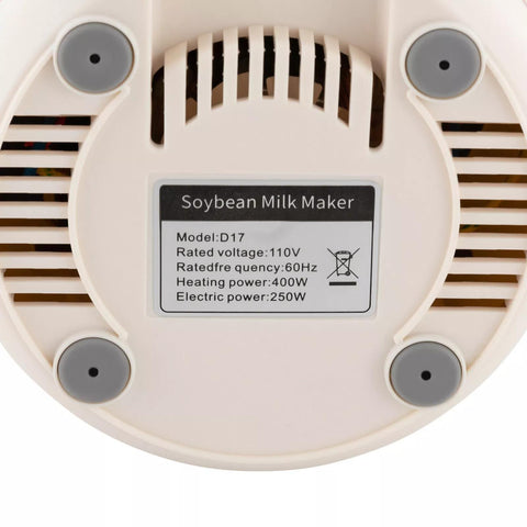 GDRASUYA10 Automatic Soybean Milk and Nut Juicer Kettle, Multi-Functional Electric Corded Kitchen Appliance, Efficient and Easy-to-Use, with 110V US Plug, for Home Use, Ideal for Cooking, Baking, and Beverage Preparation