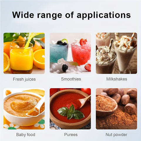 Desktop Machine, Personal Blender, Fruit Juicer, Blender, 1200w, Smoothie Blender, Button-type Smoothie Blender, Suitable for Frozen Beverages, Milkshakes, Smoothies And Sauces