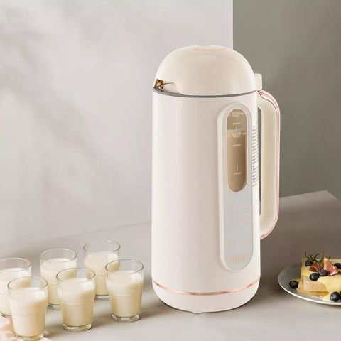 GDRASUYA10 Automatic Soybean Milk and Nut Juicer Kettle, Multi-Functional Electric Corded Kitchen Appliance, Efficient and Easy-to-Use, with 110V US Plug, for Home Use, Ideal for Cooking, Baking, and Beverage Preparation