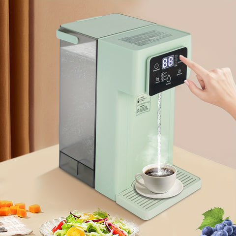 Instant Hot Water Dispenser, Countertop Water Dispenser, Temperatures And Volume Adjustable, 3L\u002F0.79gal Large Water Tank, Compact And Portable Design, Safety Lock With (Green Color), 110V, US Standard