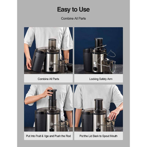 Centrifugal Juicer Machine Red and 6pcs Glass Bottle Bundle, Portable Juicer, Centrifugal Juicer Machine Easy Clean, Portable Juice Blender, Portable Juicer Blender, Healthy Lifestyle, Smoothie Maker, Lightweight Juicer, Compact Design