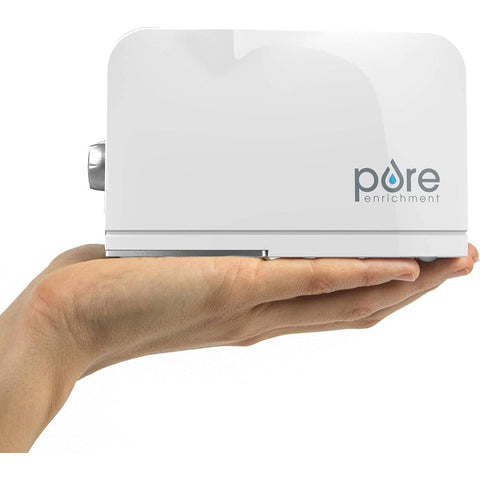 MistAire Travel Soundwave technology Cool Mist Humidifier with Auto Shut-Off, Mood Light & Fold-Out Leg - Portable USB-Powered (Battery-Powered, Battery Not Included) with Storage Bag, Quiet Operation for Home, Office, Hotel, Travel - Compact Design