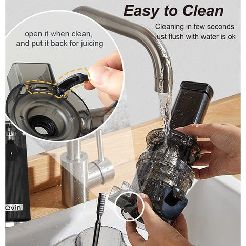 Cold Press Juicer Machine for Veg & Fruit - Heavy-Duty 316 Stainless Steel Manual Operation, Compact Mini Design with 14oz Juice & Pulp Cups, Easy Clean & No Electricity, Slow Masticating for Maximum Nutrient Retention, High Juice Yield