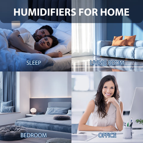 18.6oz Essential Oil Diffuser Wood Grain Ultrasonic Air Humidifier Cool 7 Color LED Light With 12 Oils