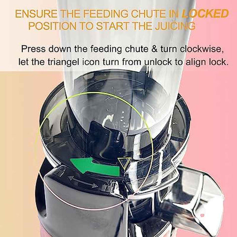 Cold Press Juicer Machine for Vegetable Fruit, Easy to Clean, Compact Mini( 14oz Juice Cup Pulp Cup) Black with Stainless Steel, Cold Pressed Juicer, Healthy Juicing, Vegetable Juicer, Sleek Juicer, Portable Juicer, Durable Construction