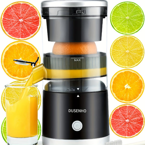 Electric Citrus Juicer Rechargeable - Electric Juicer Machines With USB And Cleaning Brush Portable Compact Juicer For Orange, Lemon, Limes
