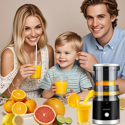 Electric Citrus Juicer Rechargeable - Electric Juicer Machines With USB And Cleaning Brush Portable Compact Juicer For Orange, Lemon, Limes