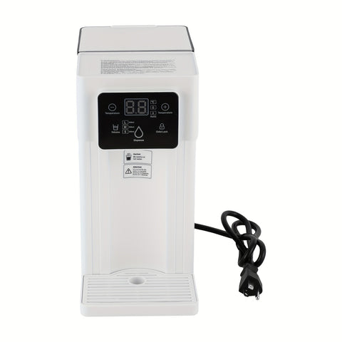 Compact 110V Instant Hot Water Dispenser with Digital Temperature Display, 3L Large Tank - Perfect for Coffee, Tea & Youngsters Formula, Safety Lock & Night Light Feature, US Plug