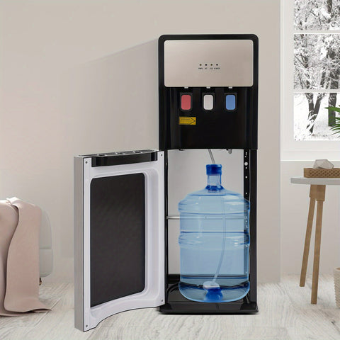 Silvery Gray Bottom Loading Hot And Cold Water Dispenser, SJYTD-6 Neutral, Water Cooler Dispenser, High-quality, Suitable for Both Home And Commercial Places Such As Offices, Nurseries, Homes, Gyms, Kitchens, Apartments, Hotels, Silvery Grey, PP