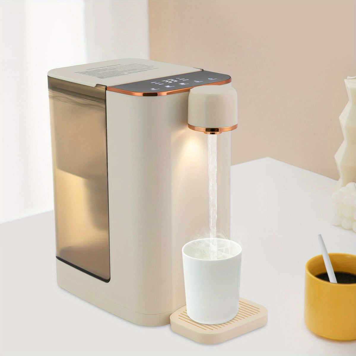 Instant Hot Water Dispenser - Desktop Hot Water Dispenser for Fast and Convenient Hot Water at Your Fingertips, Ideal for Offices, Kitchens, and Home Use, Energy Efficient and User Friendly