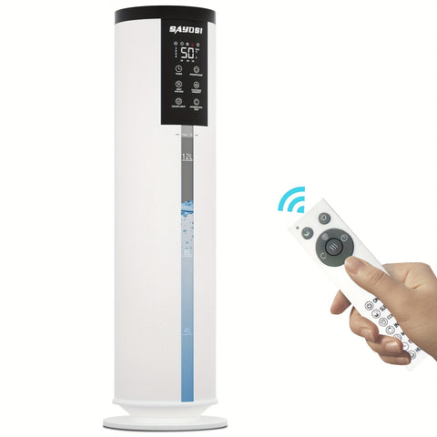 SAYDSI 2000 Sq.ft Humidifiers For Home Bedroom Basement Office Whole House Large Room With Remote Timer And 3.4Gal\u002F13L Water Tank Capacity